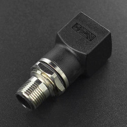 RJ45 Female to M12 4-Pin Male Adapter