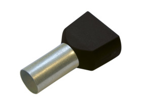 Twin-końcówka tulejkowa 1,5/8 czarna 1000szt. 270788 HAUPA