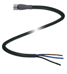 Pepperl+Fuchs 316957 Złącze konfekcjonowane czujnika/aktuatora V3-GM-BK5M-PUR-A, piny: 3, 5 m, 1 szt.