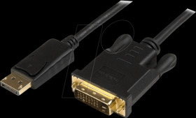 DP2DVI2MM3 DisplayPort male cable > DVI male connector 91 cm