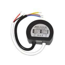 Zasilacz ZI LED 12V/2,5A IP67 30W Okrągły plastikowy do puszki