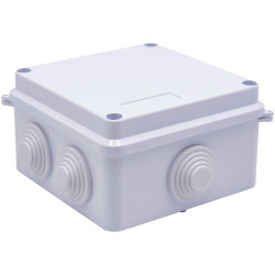 TruComponents 308018 100x100x70 Junction Box ABS plastic White