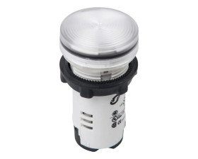 Lampka sygnalizacyjna 22mm biała 230V AC XB7EV07MP