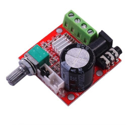 Wzmacniacz audio 10W+10W 2x10W klasa D, 4-8ohm 40x40x20