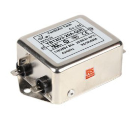 Filtr EMI 20A 1-fazowy 1MΩ 115/250 V AC 50/60Hz 2*0,5 mH RS PRO Montaż w obudowie