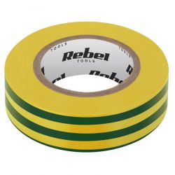 Taśma izolacyjna klejąca 0,13 mm x 19 mm x 20 yd żółto-zielona