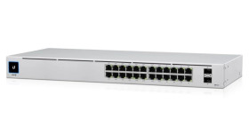 Switch UniFi, 24x RJ45 1000Mb/s, 16x PoE+, 2x SFP Ubiquiti USW-24-POE
