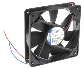 Wentylator osiowy 12 V DC DC 119 x 119 x 25mm 5.3W 170m³/h 43dB 440mA