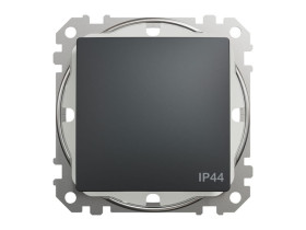 SEDNA DESIGN & ELEMENTS Wyłącznik schodowy IP44 czarny antracyt SDD214106 SCHNEIDER ELECTRIC