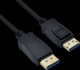 11046000 DisplayPort cable, 8K, 60 Hz, black, 1 m