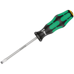 Wera 05100030001 Kraftform 334 Screwdriver Flared Slotted Tip 6.5 x 150mm