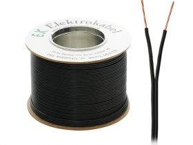 PRZEWOD 2*0.5MM SMYP CZARNY