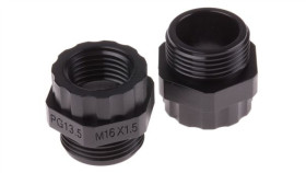 Adapter Do Dławnic Kablowych, Pg13 › M16, Materiał: Nylon 66, Kolor: Szary,...