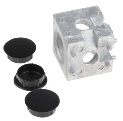 Część łącząca Złącze sześcienne Rozmiar rowka 6mm RS PRO Uchwyt złącza i łączenie