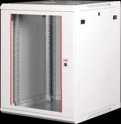 26210132 19" wall-mounted housing, 15U, 600mm depth, gray