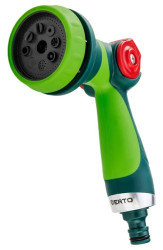 Zraszacz pistoletowy 8-funkcyjny z płynna regulacją strumienia 15G704