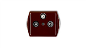 Trend Gniazdo Antenowe Rtv-Sat Końcowe Multimedialne (Internet) Brązowy 4Gm