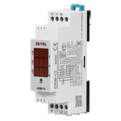 Cyfrowy czujnik kolejności i zaniku faz ze wskaźnikiem napięcia CKM-13 EXT10000328