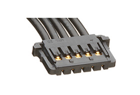 Kabel przewód-płytka, Pico-Lock, 150 V, raster: 1.5mm, 100mm, Czarny