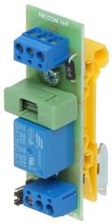 Moduł konfigurowalnego przekaźnika przełącznego na szynę DIN 10-16VDC 10A(max), 30VDC/50VAC (max) NO/NC PK1-12-PDT