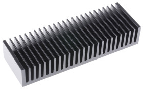 Radiator 50 x 150 x 27mm 1.7K/W Uniwersalny Prostokątny Alu