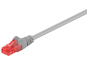 Kabel Patchcord CAT 6 U/UTP LSZH RJ45/RJ45 2.0m szary