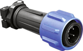 Bulgin PX0911/04/P Złącze okrągłe złącze męskie proste Seria: PX09 Łączna ilość styków: 4 1 szt.
