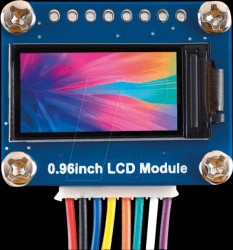 LCD-096-HD Developer boards - LCD display, 160 x 80 pixels, ST7735S.