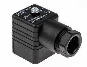 Złącze zaworu elektromagnetycznego A 2P+E 250 V AC/DC Żeński dławnica PG11 Hirschmann