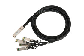 Kabel QSFP+ DAC, 40Gbps do 4x 10Gbps 3m, 30AWG Extralink QSFP+ DAC