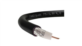 Przewód Koncentryczny Zewnętrzny 75Ohm Xwdxpek75 1,0/4,8/7,6 Czarny...