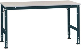 Manuflex AU6029.7016 Stół roboczy UNIWERSALNY standard z płytą dekoracyjną PCW, szer. X gł. X wys. = 1250 x 600 x 760-87