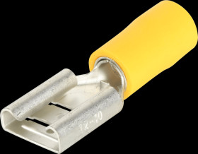 F603951D blade receptacles - 9.5 x 1.2, 4 - 6 mm², partially insulated, y