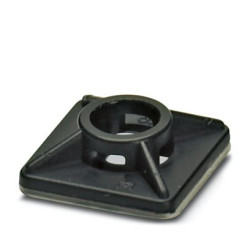 Uchwyt opaski kablowej do opasek 4mm długość 19mm szerokość 19 mm średnica otworu 4mm Phoenix Contact Czarny