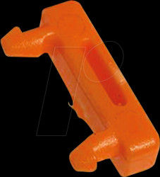 CSZCOR LED connector marker clips, DualBoot, 100 pieces, orange