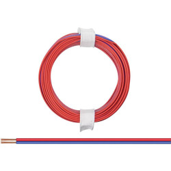 Donau 114-02 Strand Cable 2x0.08mm&#xB2; Red/Blue 5m Durable Quality
