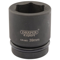 Draper Expert 05119 Expert 39mm 1&quot; Square Drive Hi-Torq&#xAE; 6 Point Impact Socket