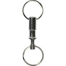 Basi 0006-0545 Key Ring 12 pcs Split Silver Aluminium Key Couplings