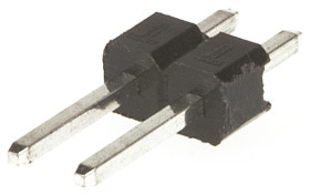 Złącze szpilkowe 2-pinowe raster: 2.54mm -rzędowe HARWIN Przewlekany 3.0A