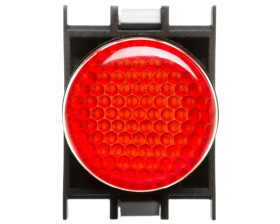 Lampka sygnalizacyjna B z LED, 100-230V AC, czerwona T0-B0K0XK
