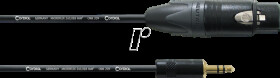 CPM 1,5 FW-BAL CORDIAL 1x XLR female 3-pin, 1x 3.5 mm stereo jack, 1.50 m