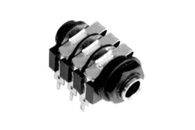 Złącze Jack 1/4 cala Żeński Gniazdo telefoniczne Płytka drukowana 10A