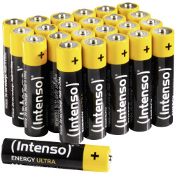 Intenso 7501814 Energy-Ultra AAA Batteries 1.5V 24 pieces Long Life Reliable