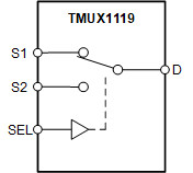 3-pA on-state leakage current, 5-V, 2:1 (SPDT), 1-channel precision multiplexer