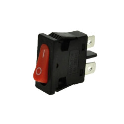 Przełącznik klawisz 230V 6A 2-poz 1-tor 1xNO czerwony KCD1-110A