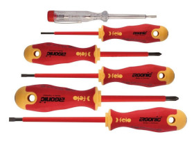 Zestaw 5 wkrętaków Ergonic VDE + próbnik FL41396398 FELO
