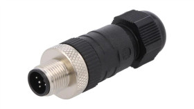 Złącze Prostokątne G Wtyk Żeńskie Pin: 4 Ip65 Szary 50V 10A Rsc5/9