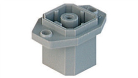 Złącze Zasilające Panelowe Męski Montaż Z Kołnierzem 4-Pinowy 50V Ac/Dc 10A G...