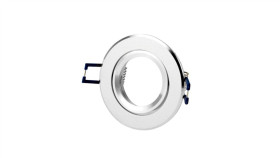 Led Line Oprawa Sufitowa Okrągła Ruchoma Srebro Gres