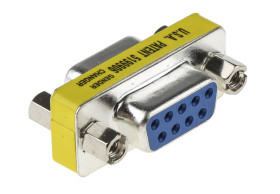 Adapter D-sub z typu D-Sub z 9 stykami na rodzaj Żeński z rodzaju Żeński na typ D-Sub z 9 stykami